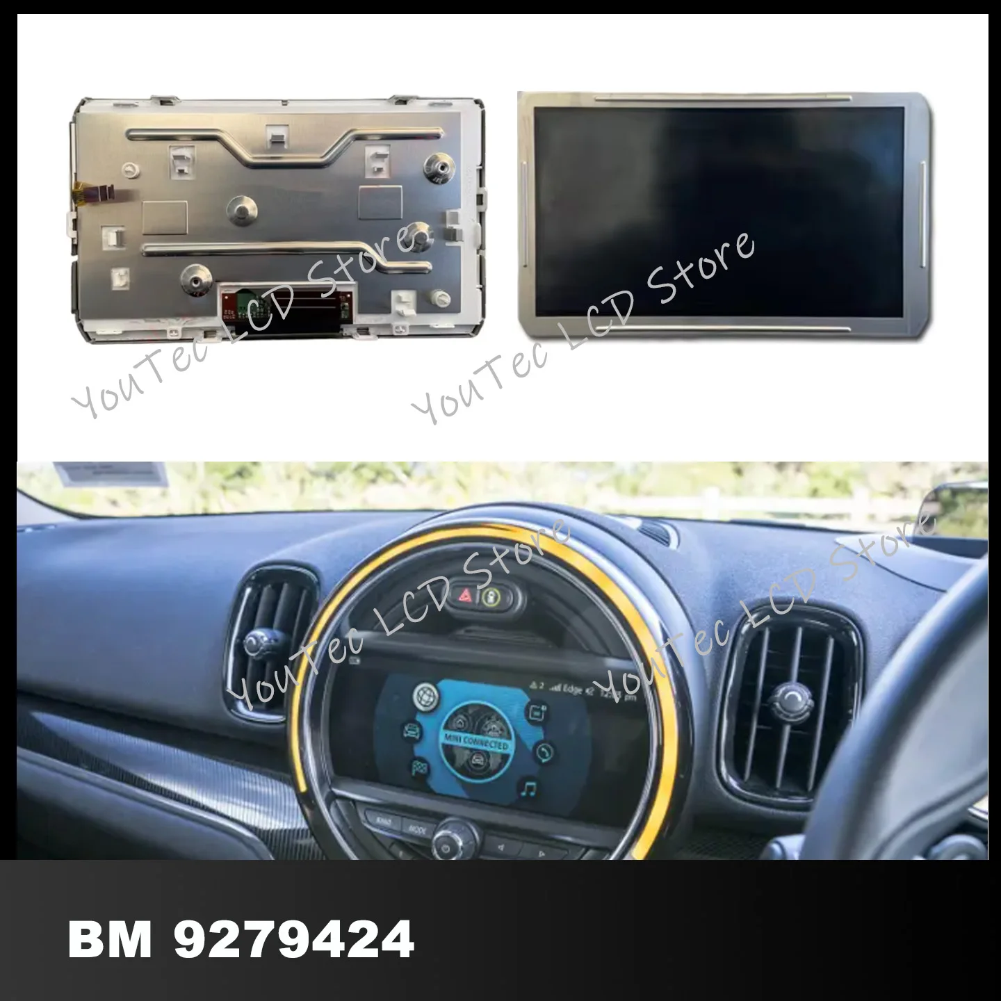 

B M 9279424 02 2 6.5-дюймовый ЖК-дисплей для BMW X1 F48 2016 CID65 F56 F32 L6 MU, GPS-навигация, радио, ЖК-экран