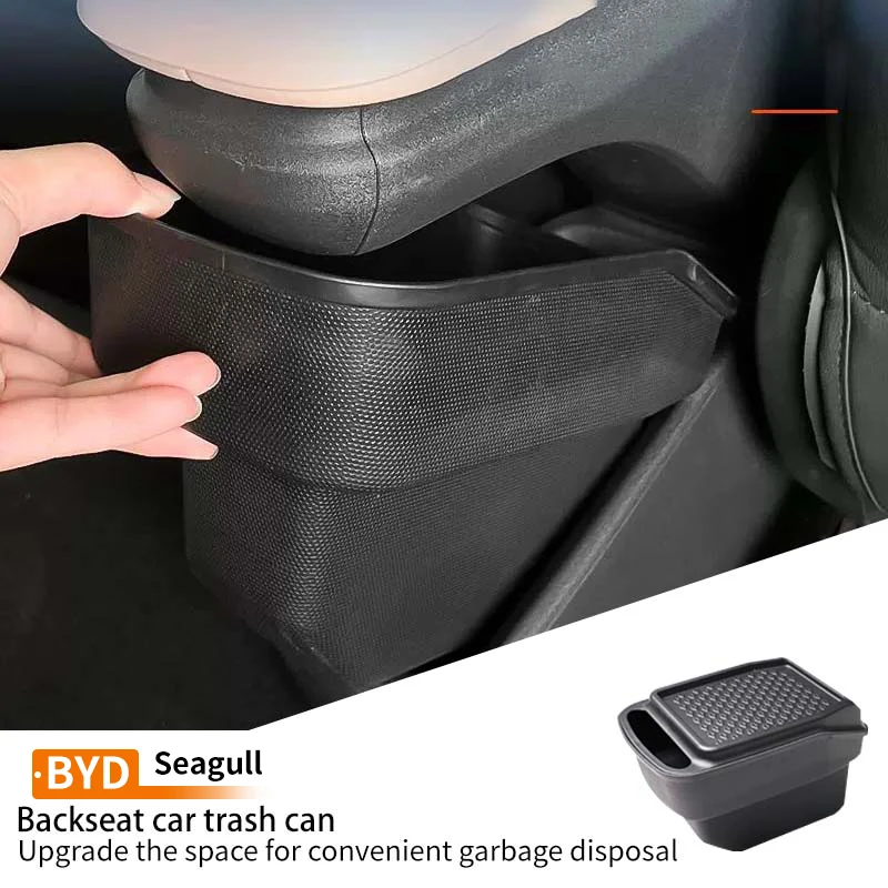 

Car Trash Can Rear Seat Storage Box Scratch Wear resistant Organizer Case Waterproof Tidy Interior Accessories For Byd Seagull