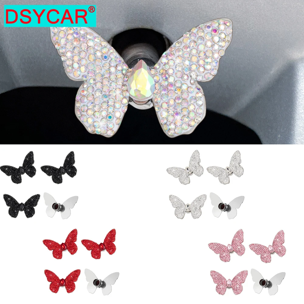 

4 шт. колпачки на ниппель в виде бабочек, черные пылезащитные колпачки для шин автомобилей, внедорожников, велосипедов, грузовиков, мотоциклов