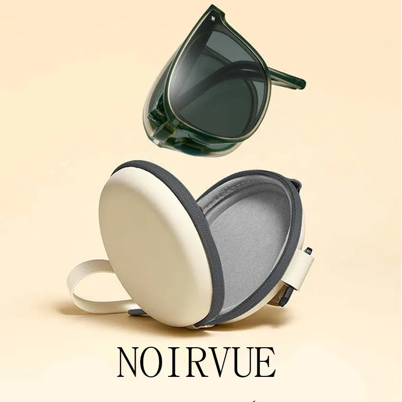 

NOIRVUE Premium TR-90 Foldable Polarized Sunglasses UV400 TAC Lens Ultra Light Sun Shade with Case