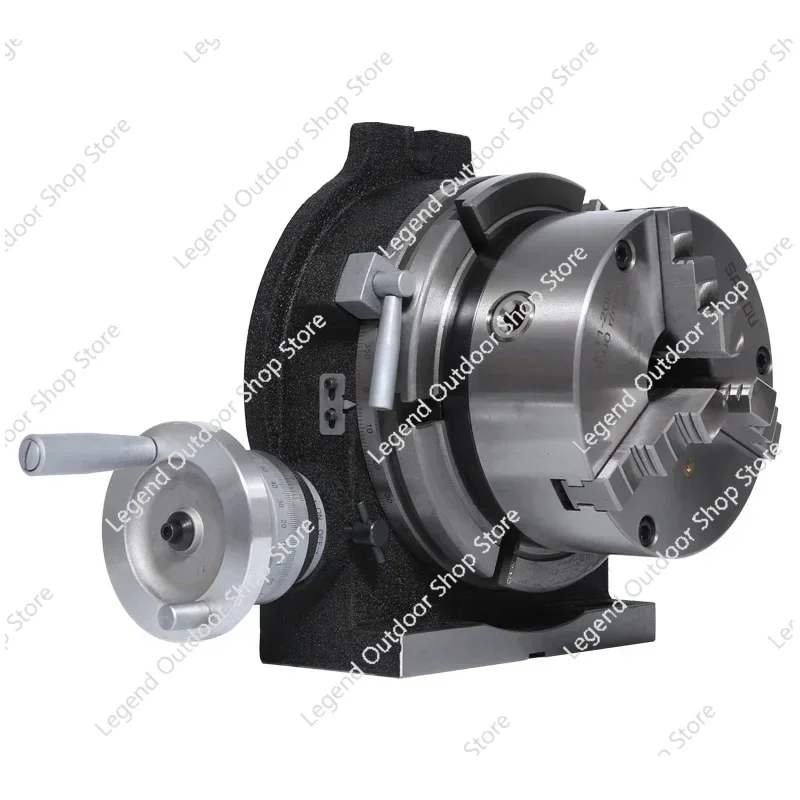 

HV-4 Indexing Plate Vertical and Horizontal Turntable with 80mm 3" Chuck for CNC Milling, Drilling and Grinding Machines