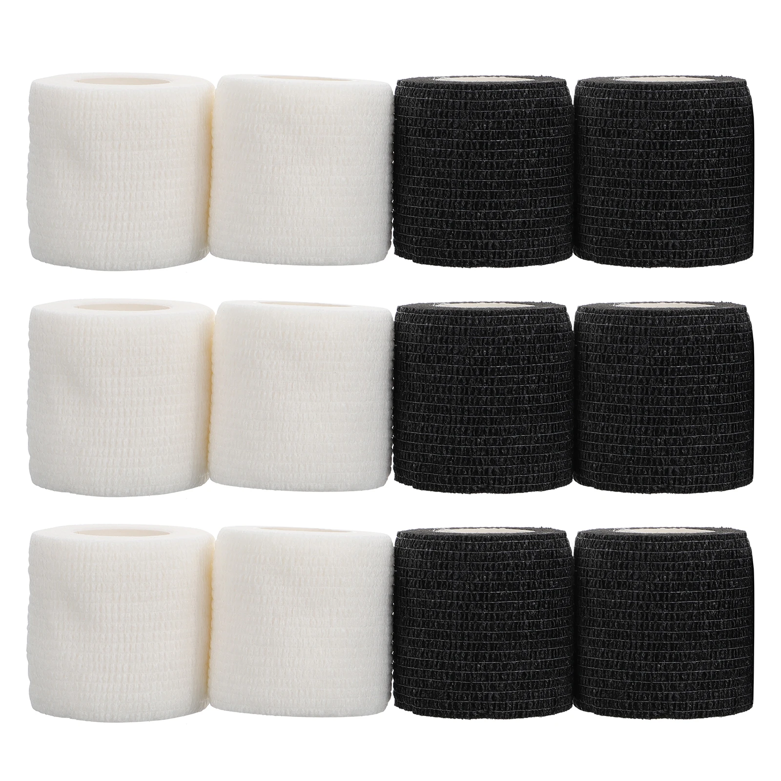 

12 Rolls Elastic Bandage Non Resistance Bands Fitness Wrist Braces Non woven Straps Self adhesive Lightweight Practical