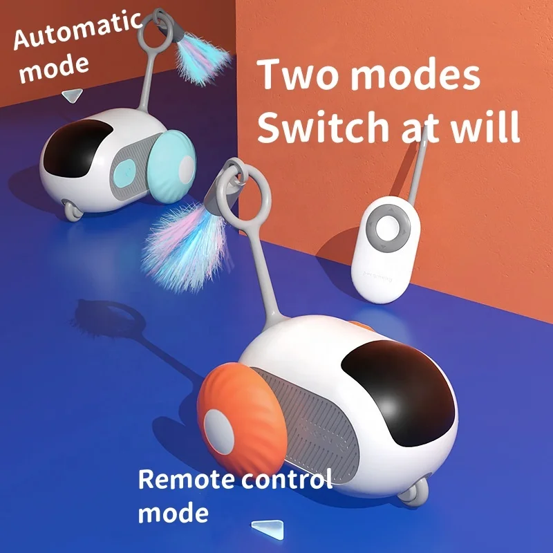 ألعاب الحيوانات الأليفة ألعاب التحكم عن بعد ريشة دعابة ذكي قابلة للشحن سيارة رياضية تجنب العوائق مصيدة الإصبع لعبة الطيور الببغاء #2