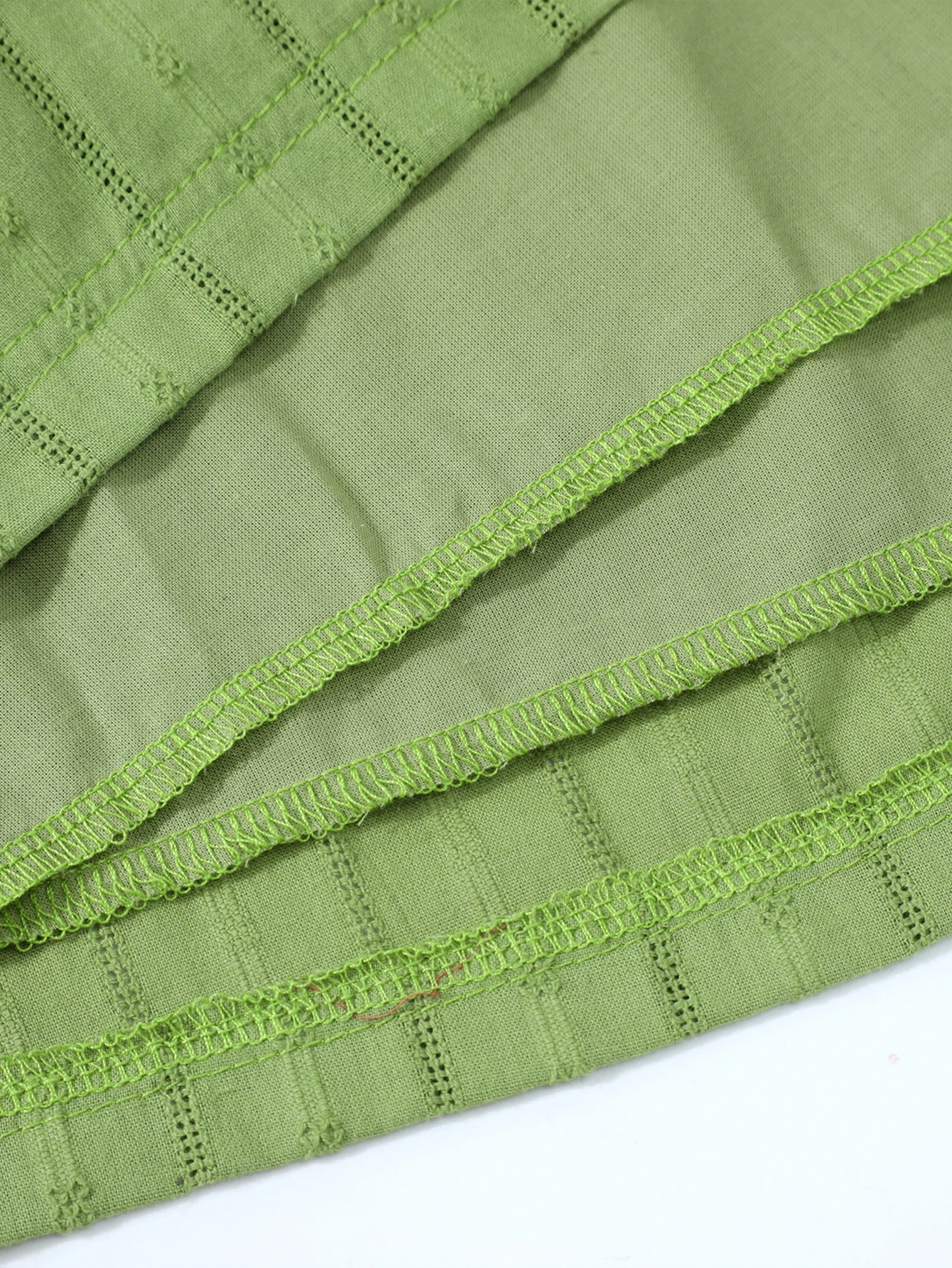 فستان بناتي صيفي بأكمام قصيرة، طباعة عشوائية من القطن الخالص مع أزرار جيب، فستان كاجوال للاستخدام الخارجي