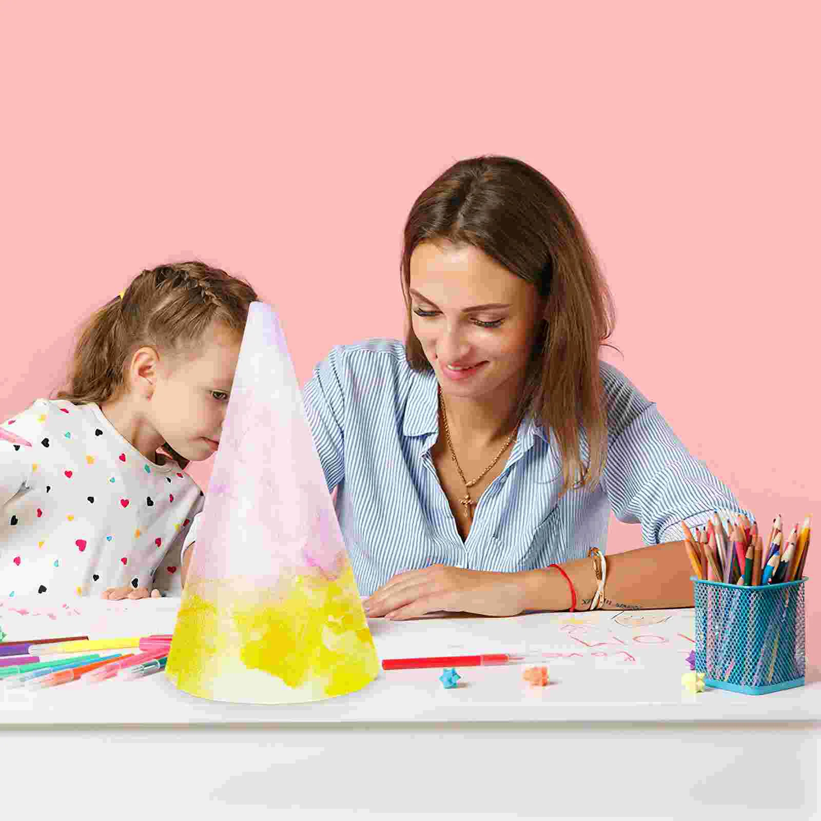 Ornamento Decorazione natalizia Adesivi cono fai-da-te per bambini piccoli Artigianato artigianale