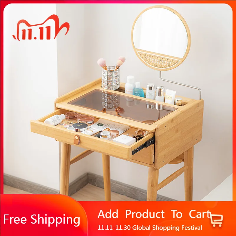 Дизайнерский минималистичный туалетный столик для спальни, небольшой туалетный столик для макияжа, винтажный туалетный столик, органайзер для красоты, мебель для девочек Comoda Pra Quarto