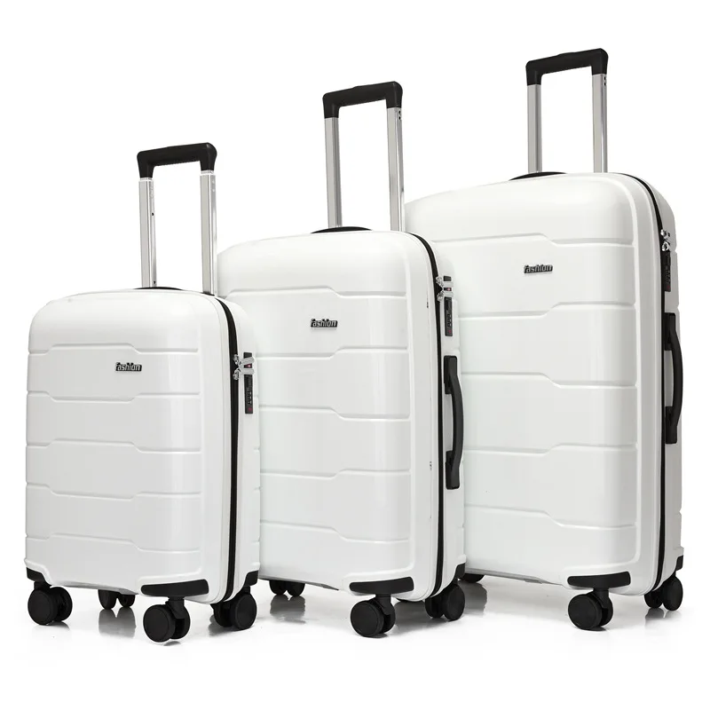 New 3 pcs set travel suitcase on wheels rolling luggage case suitcase kit for wheels 360 luggage set trolley luggage bag valises