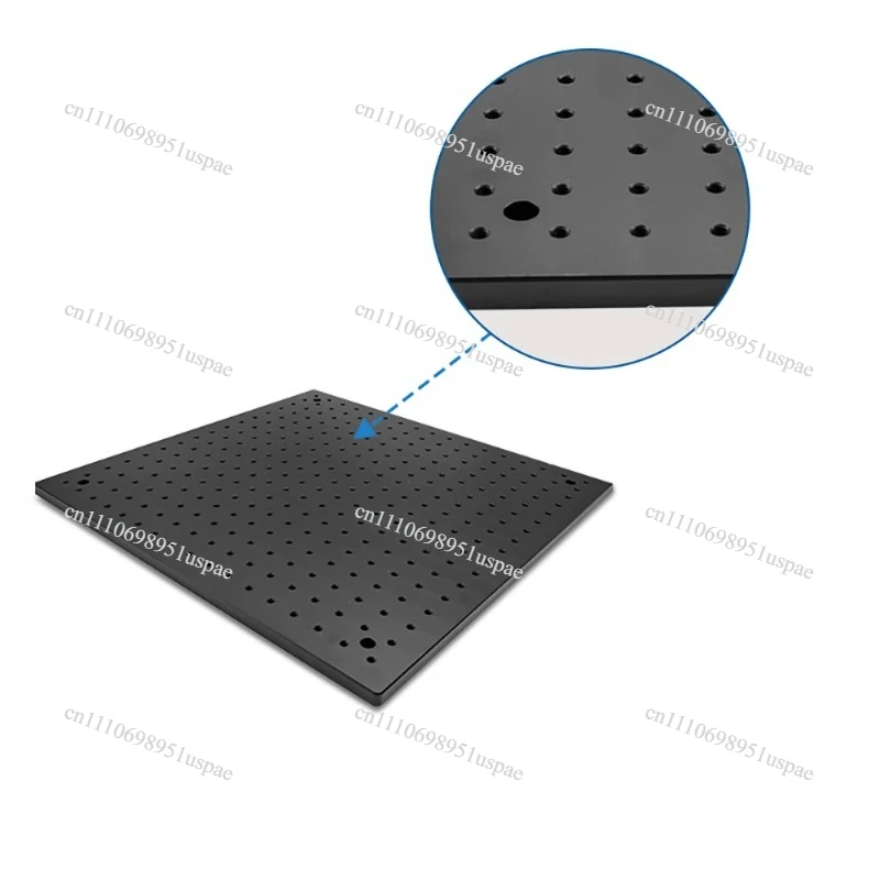 400x400x13MM High Precision Optical Flat Plate Laboratory Porous Hard Aluminum Honeycomb Board Experimental Breadboard M6 Thread