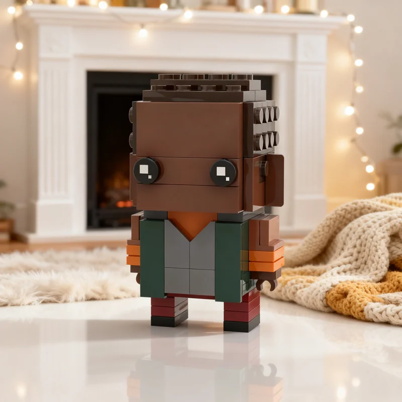 107pcs MOC Brickheadz Lily Sloane Model Bouwstenen Architectuur Kerstcadeaus DIY Speelgoed Creatief Idee Onderwijs Baksteen