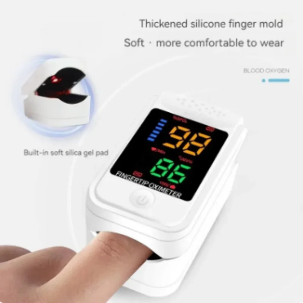 Dual Purpose ปลายนิ้ว Oximeter คลิปนิ้ว PULSE Saturation Pi Heart Rate Monitoring Oximeter PULSE Heart Rate Oximetry Monitor