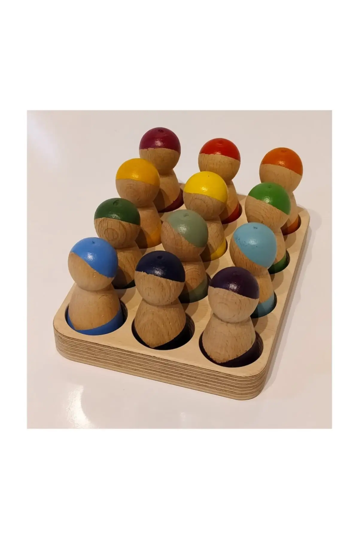 12 li waldorf arco-íris figuras humanas