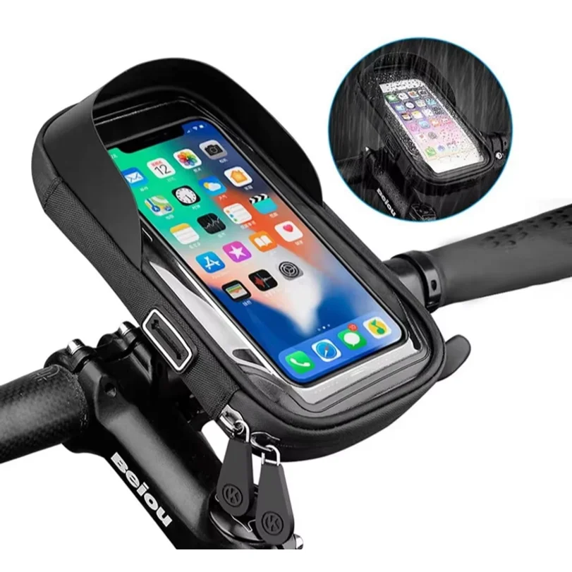

Bicycle Motorcycle GPS Navigation Holder Waterproof Multi-function Mobile Phone Bracket Card Pack Bike Motorcycle Accessories