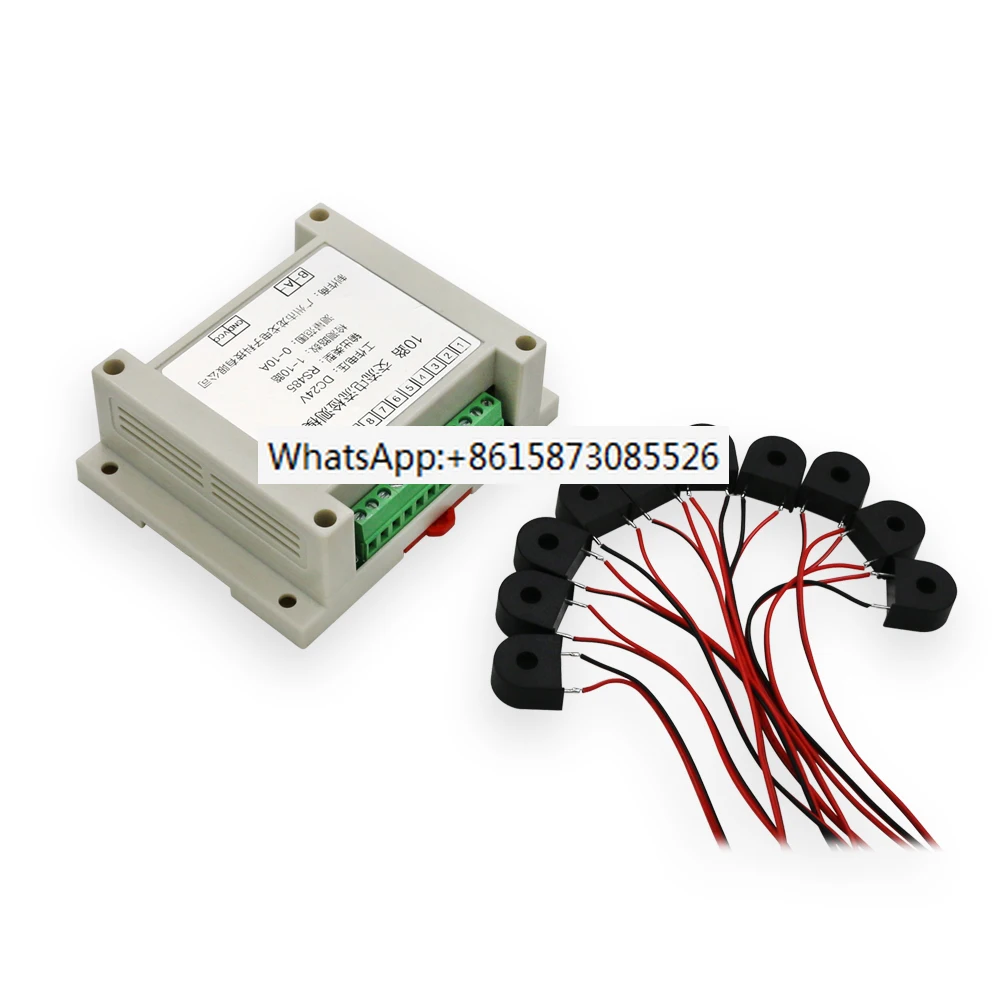 

Multi Channel AC Current Transmitter RS485 Acquisition Module Full Range Real-time Detection of 10 Channels