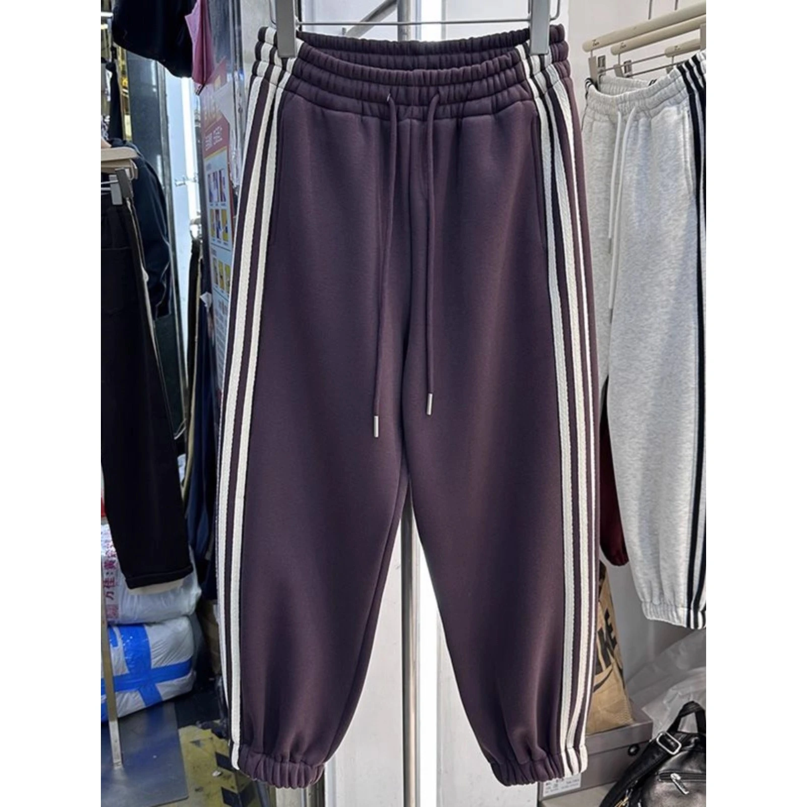 

Мужские спортивные повседневные брюки Extra Large 300 Pou Tee Bars, осенне-зимние, утепленные, универсальные, длинные, модные