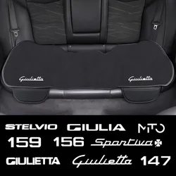 Full set flannel Car Seat Cover Cushion Protection Pad For Alfa Romeo 156 159 Giulietta Giulia 147 166 Auto Interior Accessories