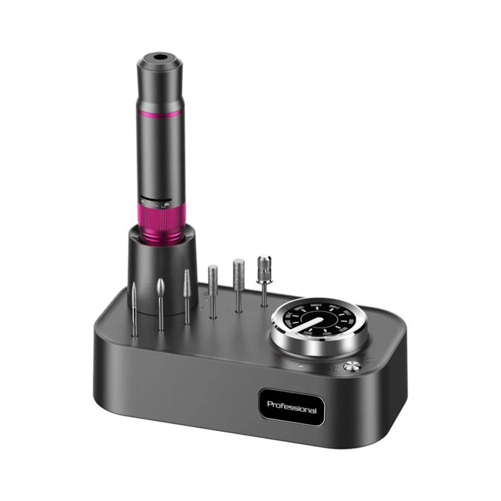 Houselin 35000RPM Electric Nail File Kit Efile Drill for Acrylic Gel Grinder for Salon Home