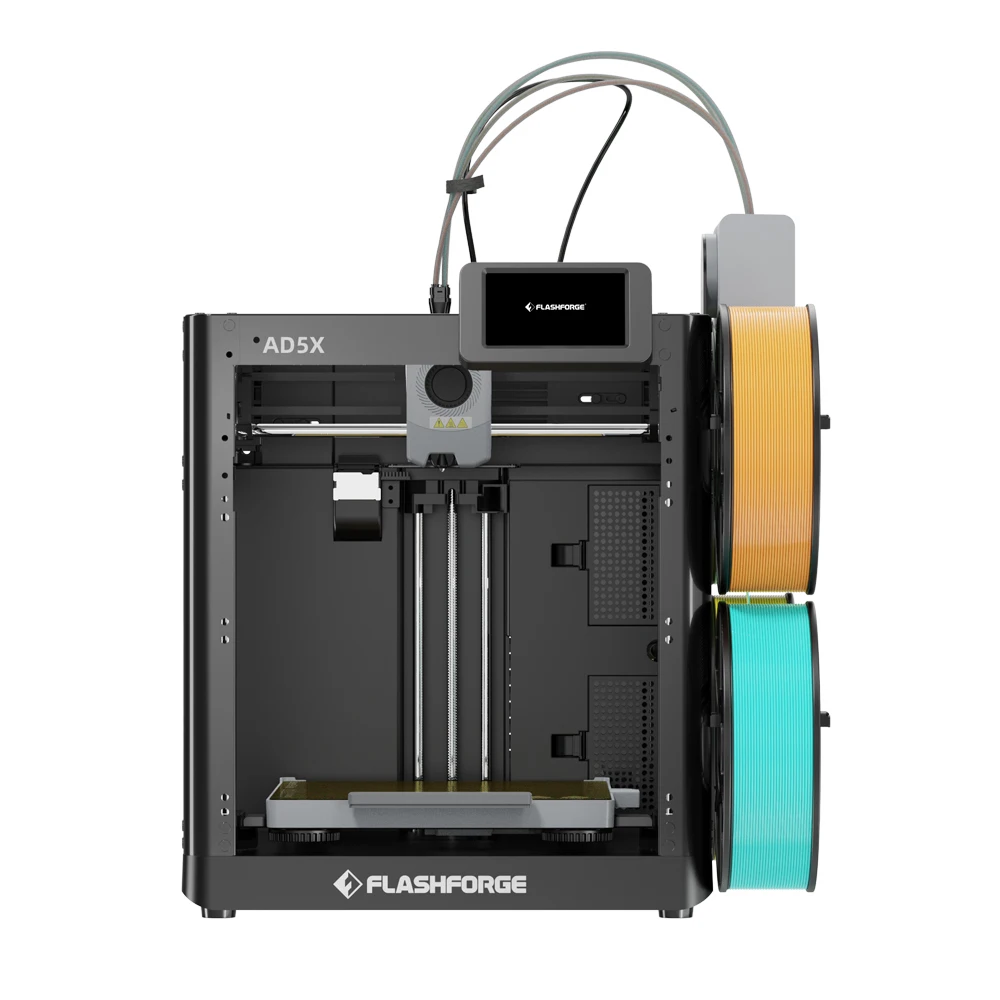 Flashforge AD5X Multi-Color 3D Printer 600mm/s High Speed 4 Clolor Printing IFS System 300℃ Direct Extruder Support TPU NEW