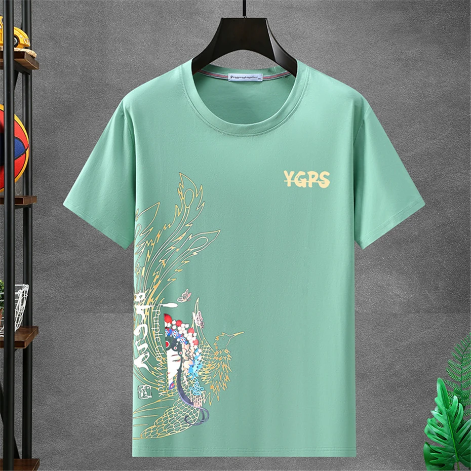 12XL Plus Size T-shirt Men Summer Short Sleeve T Shirt Big Size Tops Tees Male Casual Print Tshirt 12XL