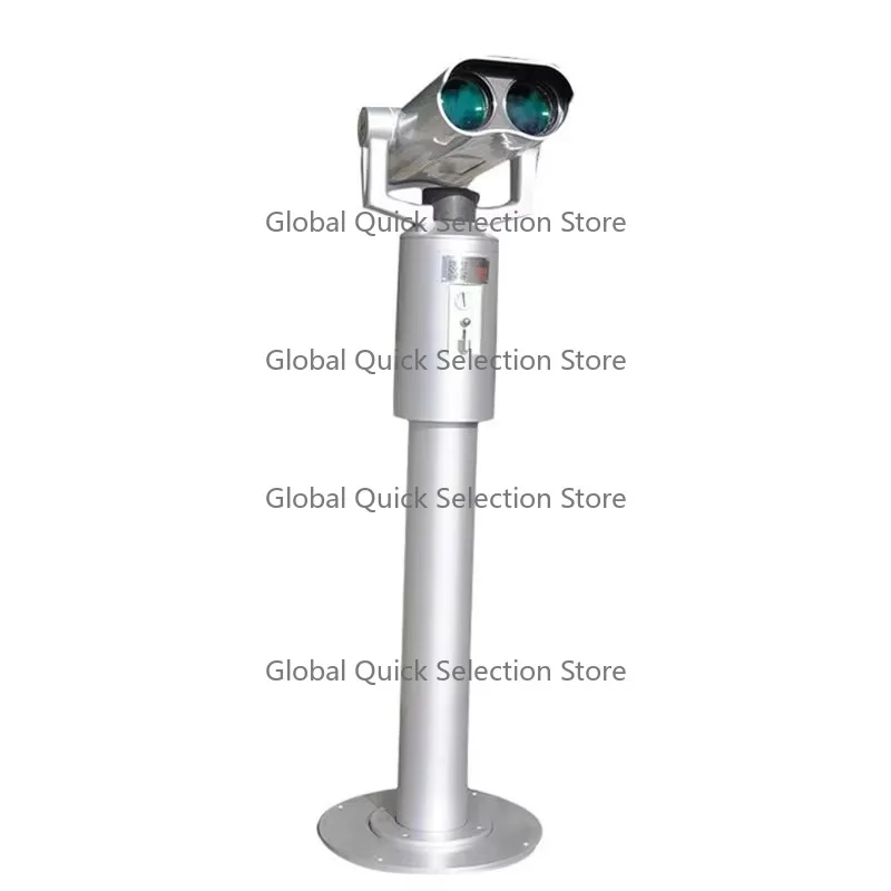25x100 HD Powerful Shared Observation Scenery Telescope  Giant  Coin Operated Binoculars Telescope
