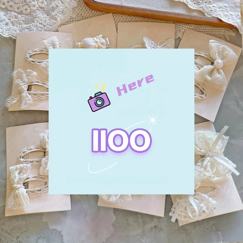 

【IIOO】Minimalist Beige Hair Barrettes Korean BB Clip With Lace Pearl Accents Elegant Aesthetic Hair Clips For Women Girls