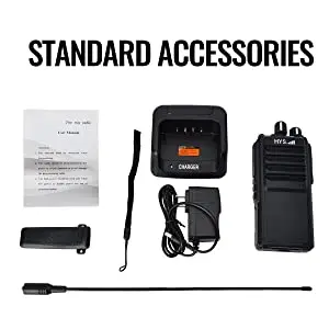 HYS Walkie Talkie UHF jarak jauh Super, baterai 400-480Mhz Radio dua arah 4000mAh