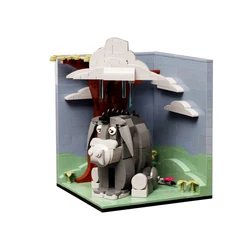 SETBRICKS MOC Cartoon Eeyore Habitat Buliding Blocks Toys Creative DIY Decoration Model For Children Christmas Birthday Gift