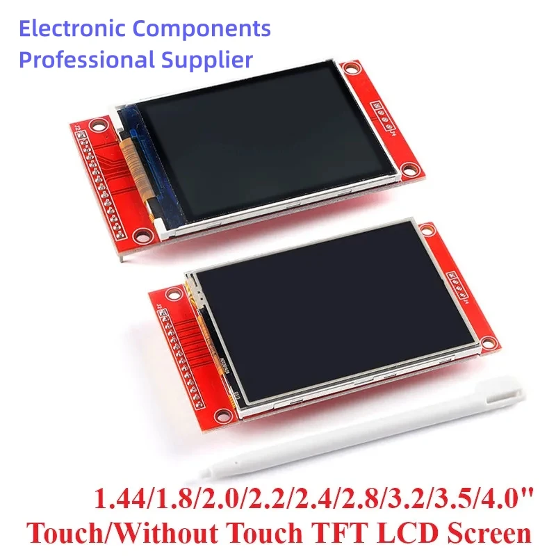 タッチスクリーンLCDモジュール,spi,1.44, 1.8, 2.0, 2.2, 2.4, 2.8, 3.2, 3.5, 4.0インチ,il9341,ili9488,480x320,カラフルタッチディスプレイ240x320ドライブ