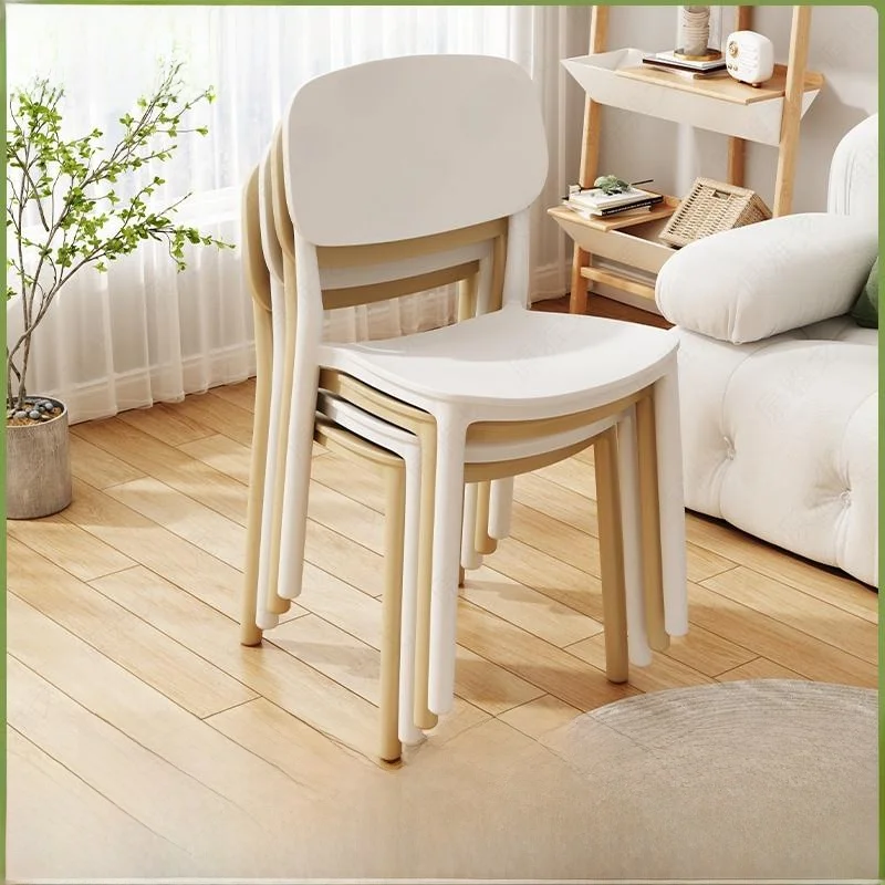 

Современный утолщенный пластиковый стул для дома, стул для стола, стул для стойки, стул-табурет, обеденный стул в форме рога быка ABENNUOR