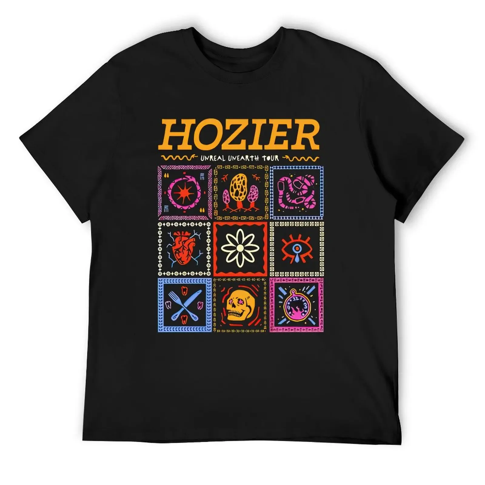 Hozier Unreal Unearth Tour Dante’s Inferno Concert T-Shirt vintage graphic tee tops T-shirts for men cotton