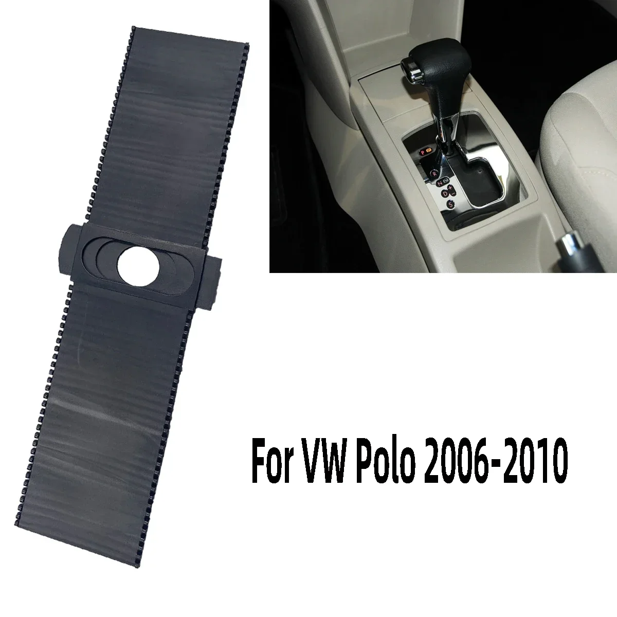 

GEFENSI AT Auto Transmission Gear Shift Slider Strip Cover For VW Cross Polo 4 9N 9N3 Sedan GTI 2006 2007 2008 2009 2010 2011 6Q