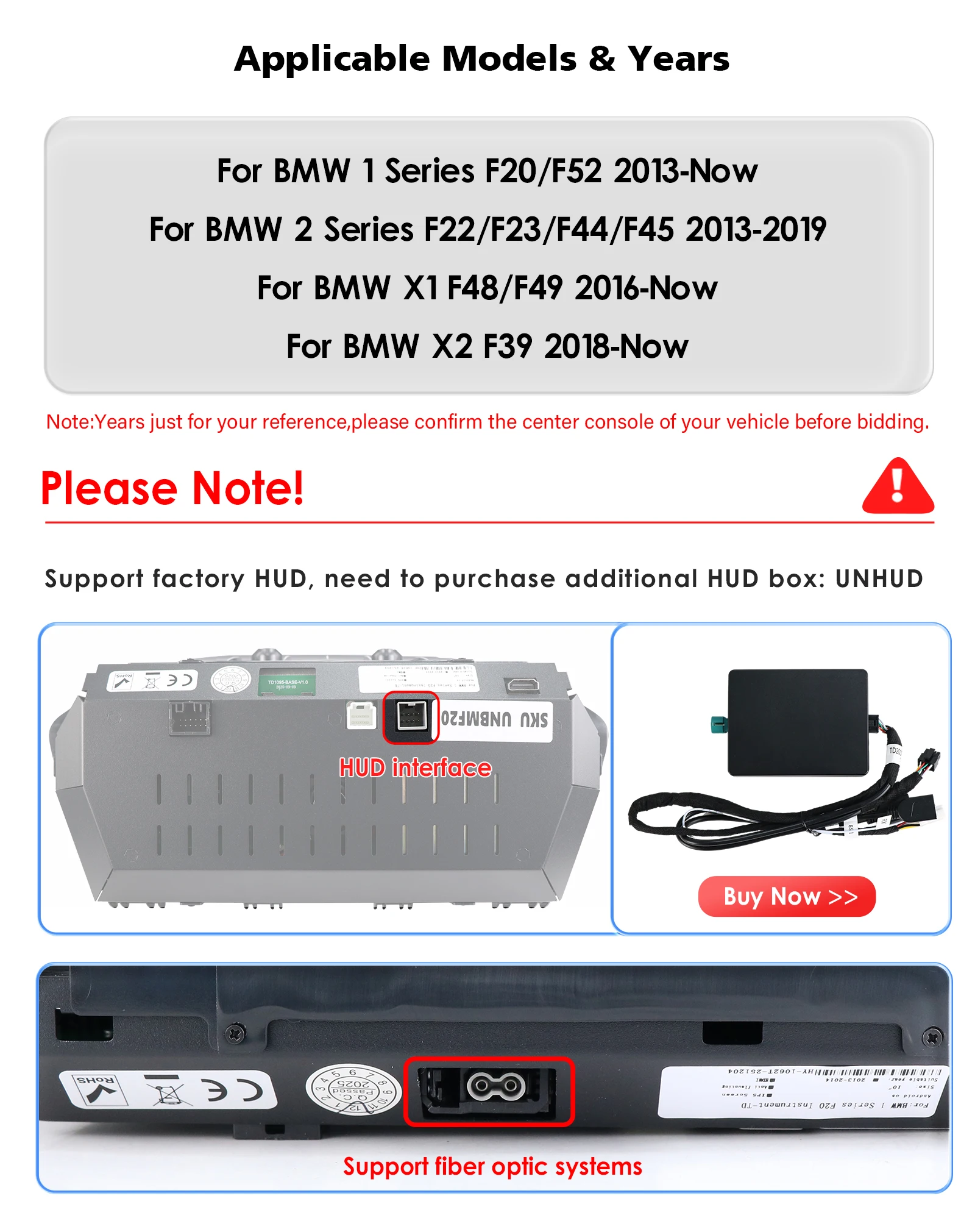 Hizpo Digitales Auto-Armaturenbrett für BMW 1/2er Serie F20/F52/F22/F23/F44/F45 für BMW X1/X2 F48/F49/F39 10 Zoll LCD-Panel Tachometer – Detail 3