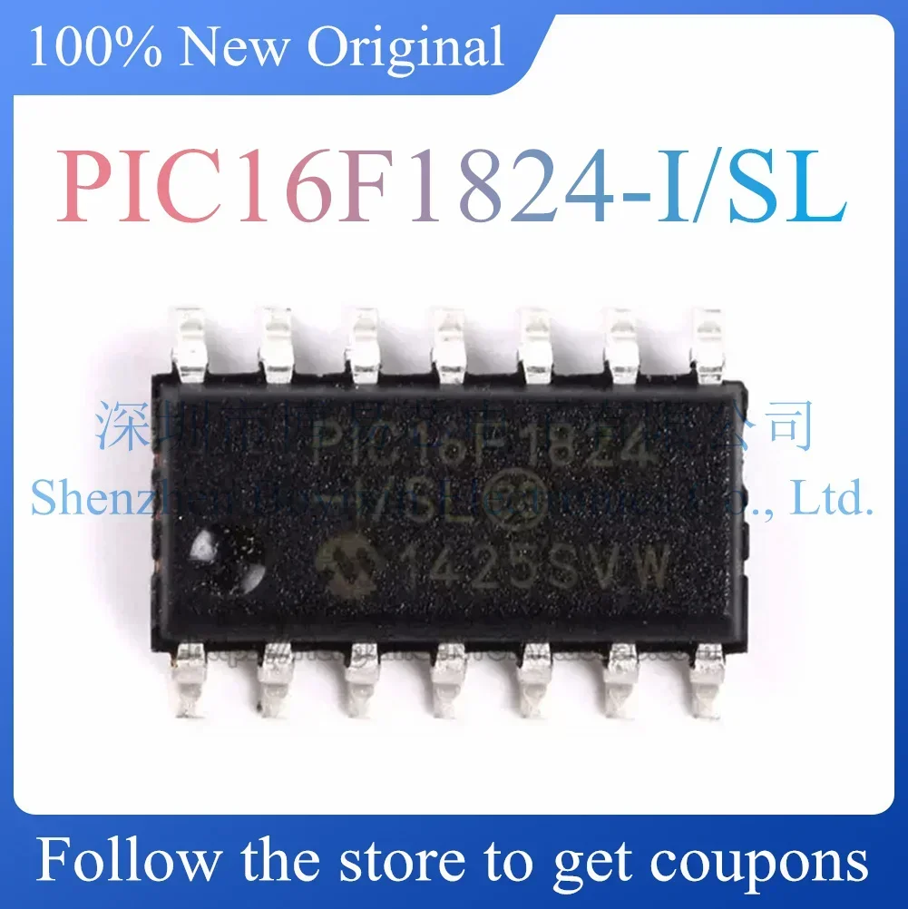 

NEW PIC16F1824-I/SL Original genuine SOIC-14