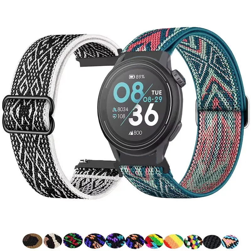 �y�Z�[�����zSUUNTO RACE S/OCEAN/VERTICAL/5 9 PEAK PRO�ACOROS PACE 3 2 APEX 2 Pro�Ή� 20/22mm�� �L�k���i�C�����X�g���b�v ���߉\�ȃu���X���b�g
