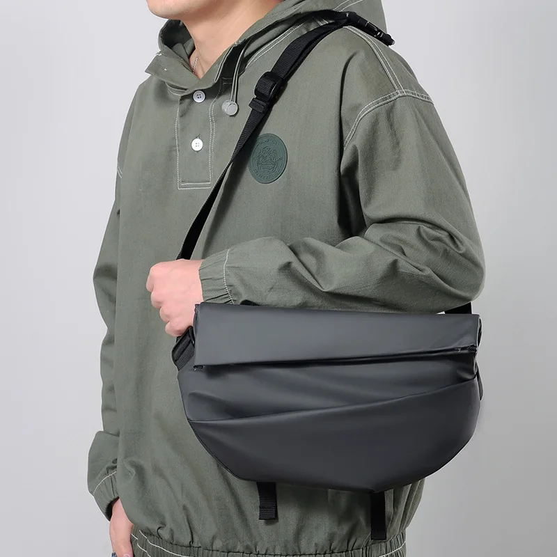 

Tool cross-body bag men's day waterproof shoulder bag large capacity riding multi-function messenger bag