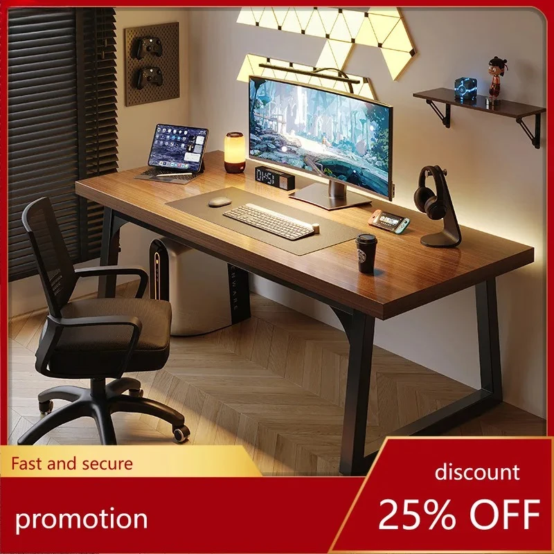 Double Computer  Desktop Home Office  Simple Bedroom Gaming  Work Desk Student Desk Writing
