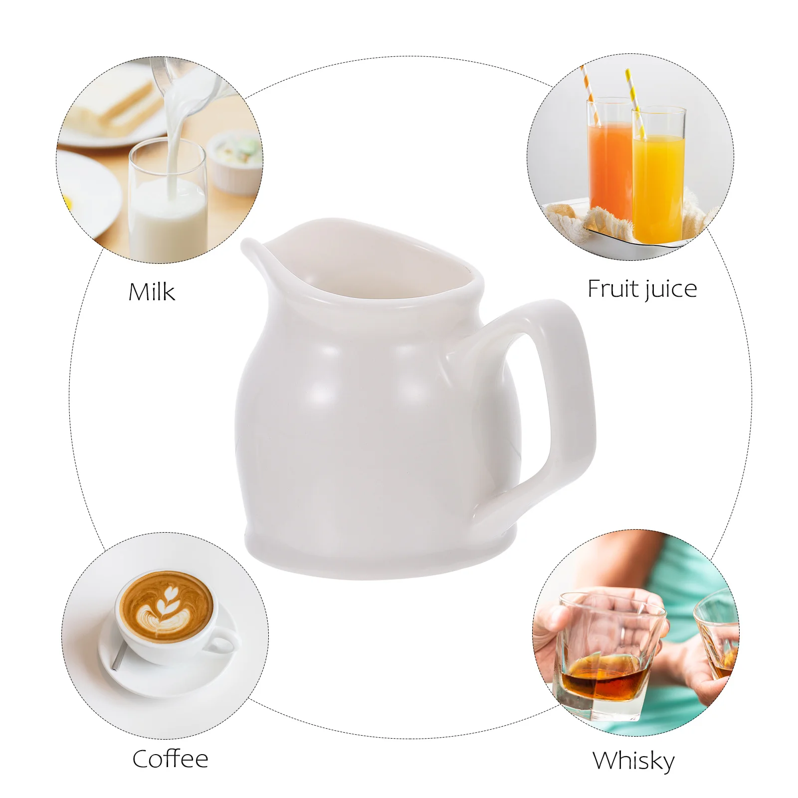 

1 шт., керамическая чашка для кофе, молока, чашка для соуса, удобная ручка для кухни, дома, ресторана, кафе, керамическая банка для молока