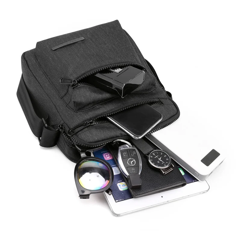 New men's messenger bag leisure simple single shoulder bag outdoor anti splash single shoulder cloth bag business postman bag