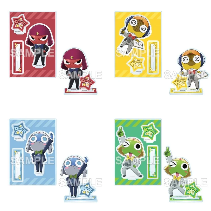

Sgt. Frog ANIME Keroro Tamama Giroro An Adorable Acrylic Figure Stand Desktop Ornament Collecting Accessories Keychain