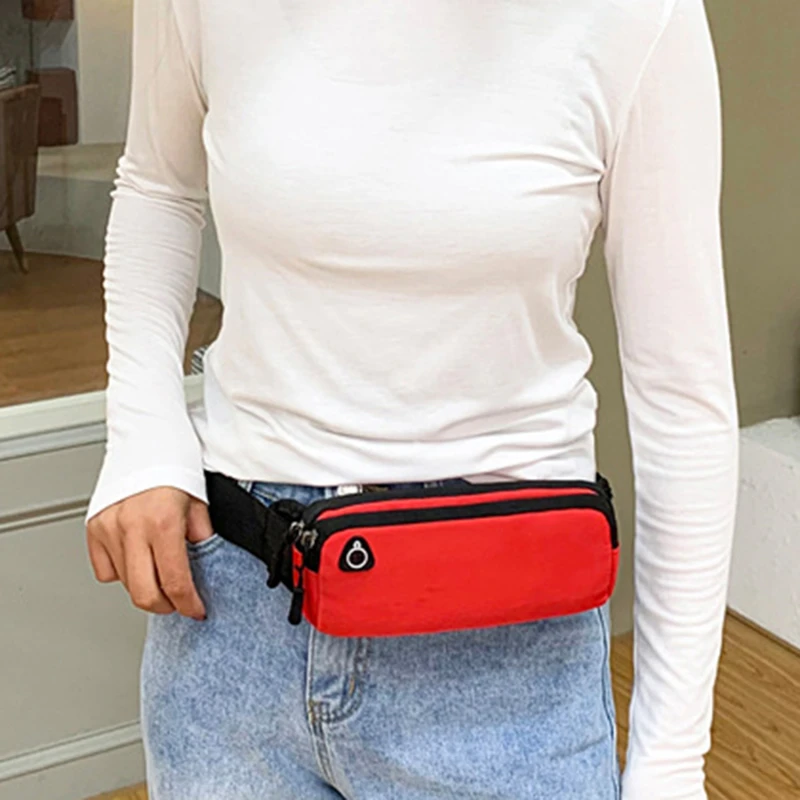 Nylon Waist Bag Waterproof Fanny Pack Male For Men Women Belt Hip Sack Cross Banana Handbag Shoulder