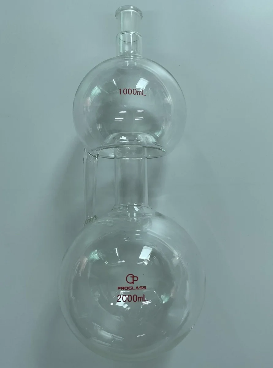 Laboratoryjna kolba do destylacji refluksowej 500mL 1000mL 2000mL, złącze 24/40