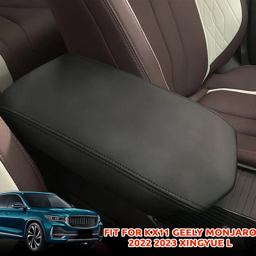 

For Geely Monjaro Manjaro 2022 2023 Xingyue L Car Armrest Cover Scratch proof Waterproof Cover Microfiber Leather Car Interior