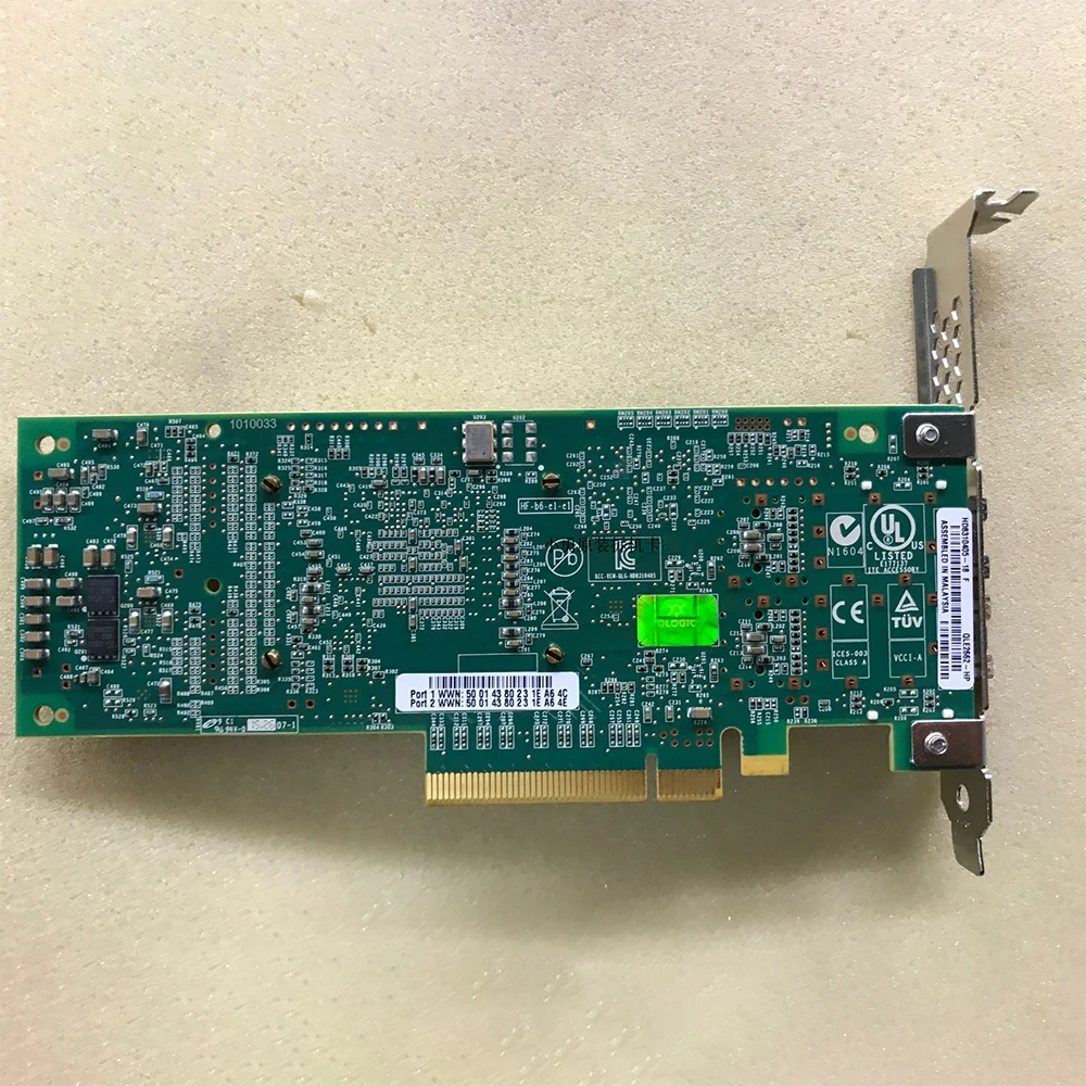 For HP QW972A 699765-001 SN1000Q QLE2662-HP 16Gb Dual port fiber optic card