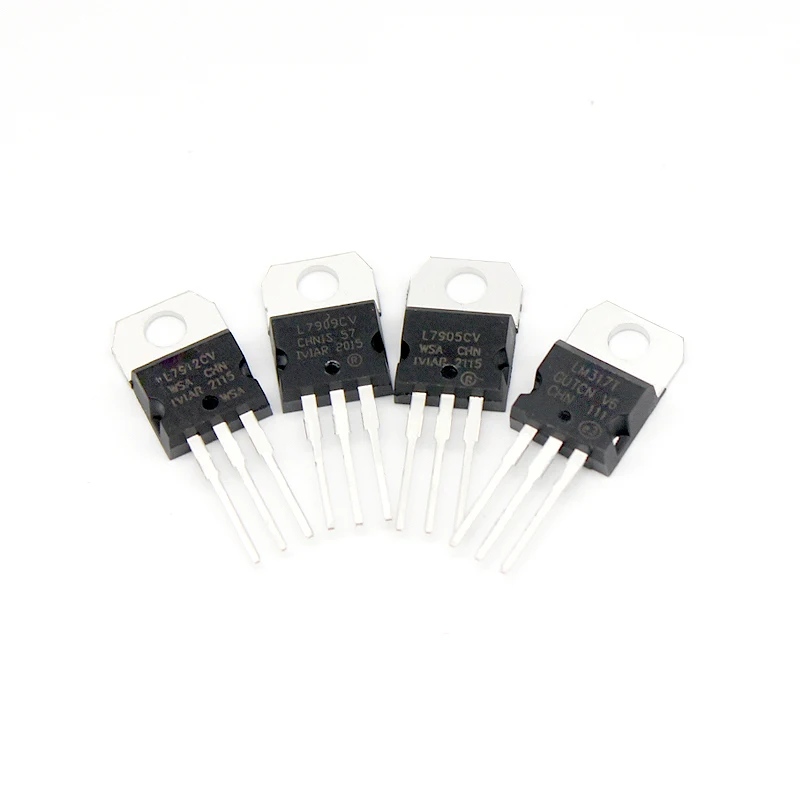 Regulador de voltaje L7805, 220, 7812, 7815, L7905, 7824, LM317, LM337, LM338, LM2576T, LM2575T, kit de Circuitos Integrados IC, lote de 5 unidades a-7909