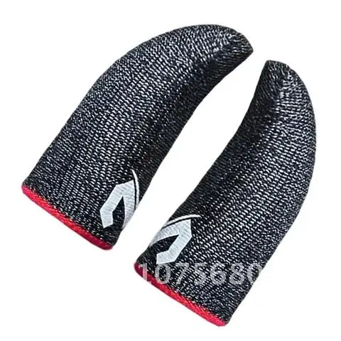 

Phone Games 2 Pcs Sweat-Proof Finger Gloves Thumbs Finger Cover Anti-slip Cot Sleeve for PUBG Touch Screen Game Practical Access