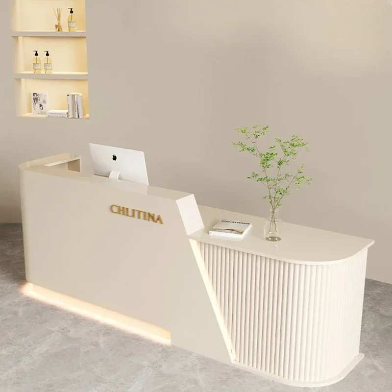

Modern Computer Reception Counter Checkout Minimalist Reception Desks Restaurant Table Mostrador Recepcion Counter Furniture