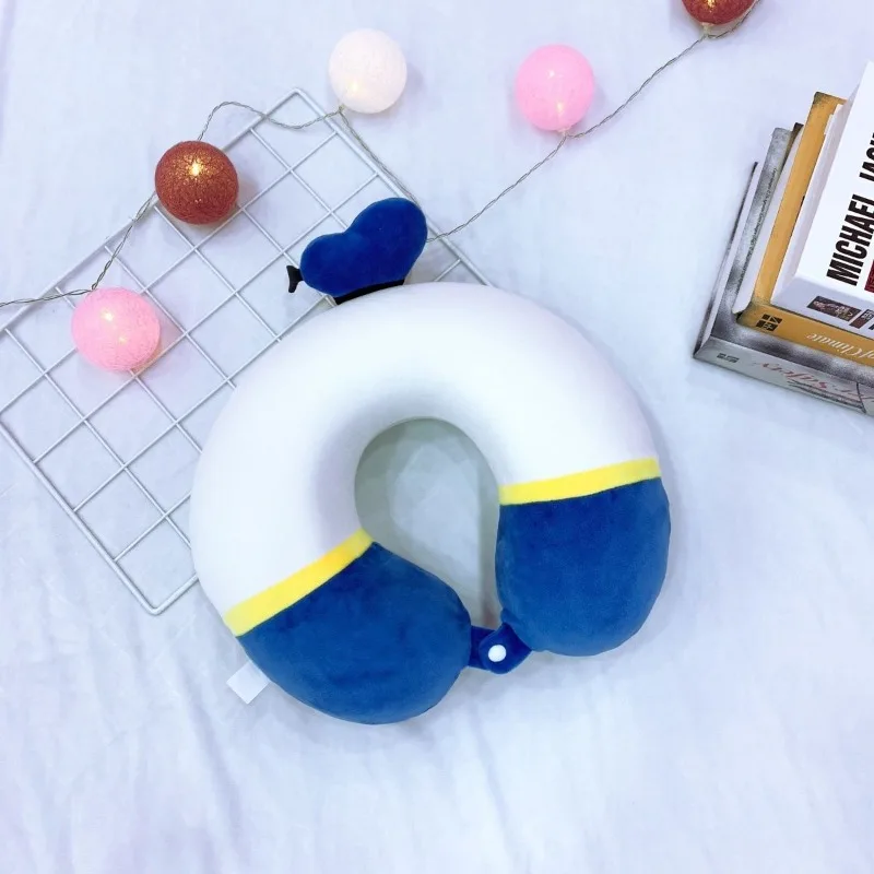 Disney animation Mickey Minnie cartoon memory foam U-shaped pillow portable nap cushion creative travel neck protection pillow