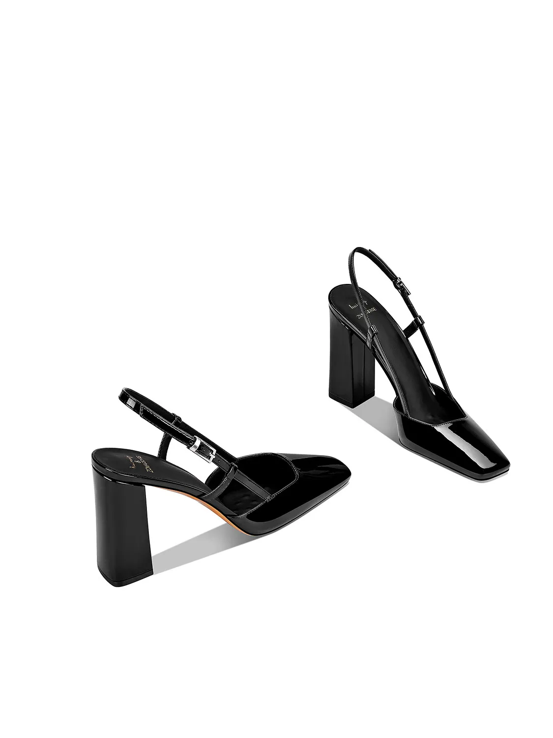 

Весенние Новые Элитные Женские Туфли на Высоком Каблуке, Модные Женские Туфли с Квадратным Носком и Толстым Каблуком, Ручная Работа