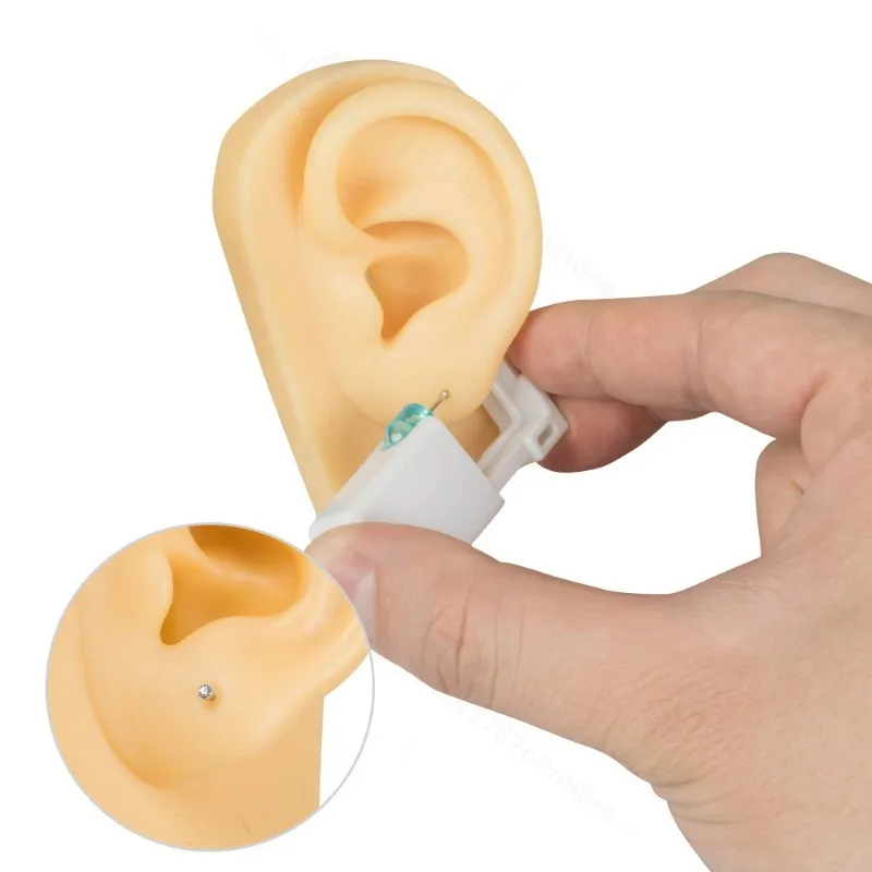 Soft Silicone Ear Nose Model Simulation Ear Nasal Training Model For Ear Pick Operation Practice Teaching Tool