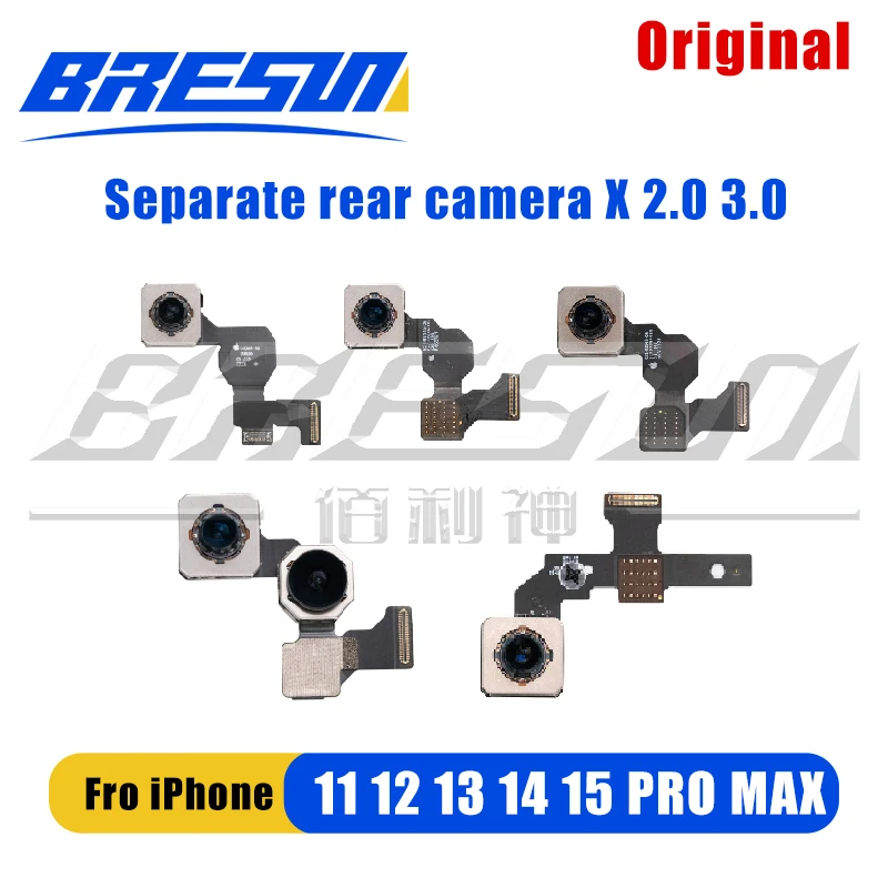 iPhone Independent Rear Camera X 2  2.5 3.0 for iPhone 11 12 13 14 15 Pro Max 5.0 Mini Plus Separate Camera Camera Parts Repair