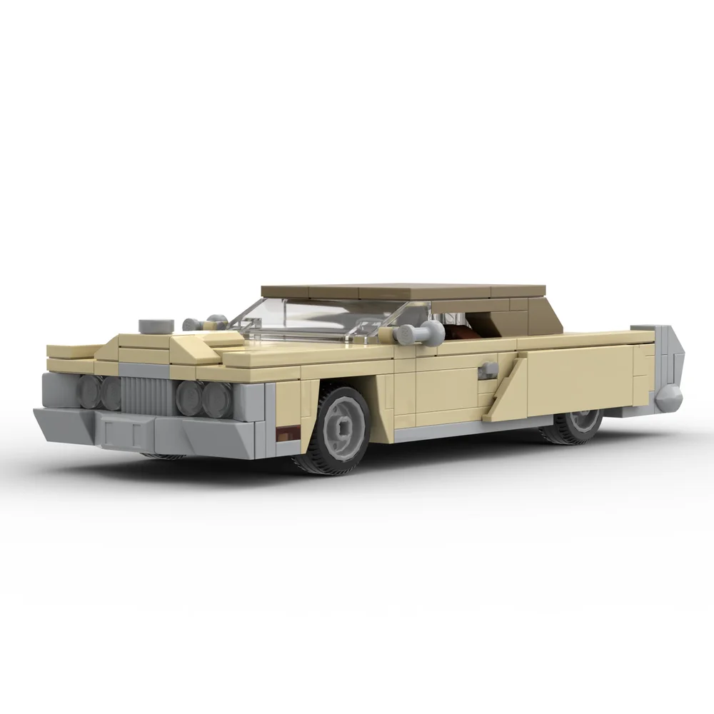 PolaDeer 268PCS MOC Speed ​ ​ Serie 1970er Luxus-Limousine DIY Auto-Garage Bausteine Montage-Spielzeug Kindergeburtstagsgeschenk – Detail 1